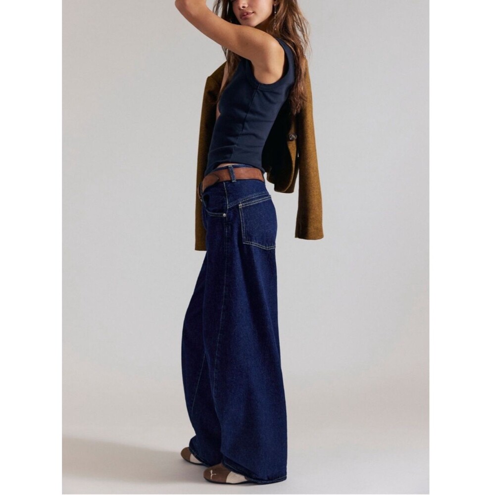 Levi’s Super Baggy Barrel Jean in shaded view sz 26 x 30 NWT - Picture 3 of 12